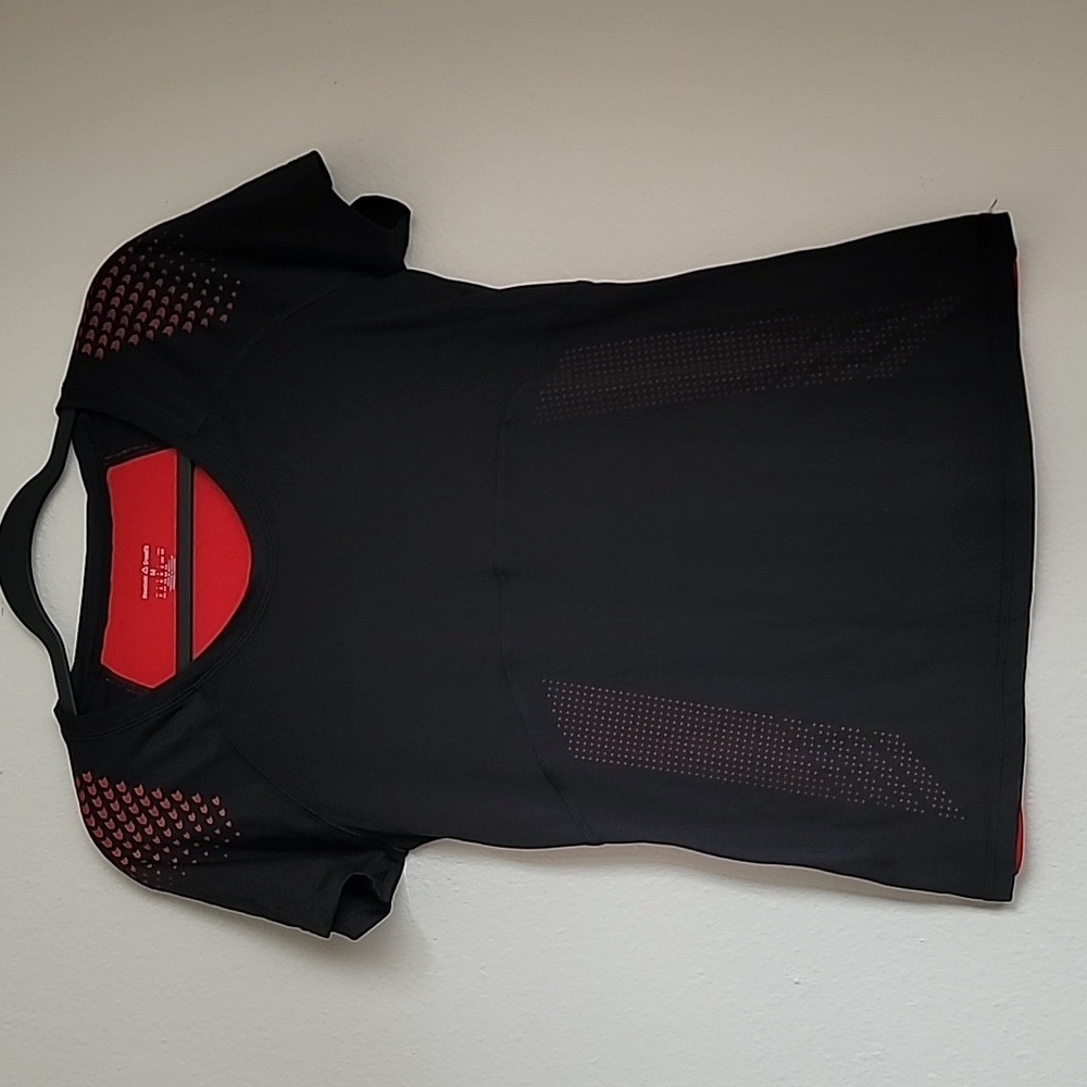 Reebok Crossfit Women's Top Black Red Size M